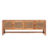 BELTANA TV UNIT - 4 DOORS - 1600(W) x 400(D) - LIGHT TOBACCO