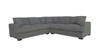 HASTINGS 2.5 SEATER CORNER MODULAR SUITE - DARK GREY