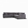 HASTINGS 2.5 SEATER CORNER MODULAR SUITE - LIGHT GREY