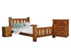 DONELLEY KING 3 PIECE (BEDSIDE) BEDROOM SUITE - ANTIQUE OAK