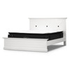 QUEEN SAHARA BED - WHITE