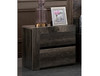 CHARLEIGH KING 6 PIECE (THE LOT) BEDROOM SUITE WITH LED LIGHT -  CHARCOAL OAK