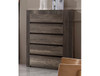 CHARLEIGH KING 6 PIECE (THE LOT) BEDROOM SUITE WITH LED LIGHT -  CHARCOAL OAK