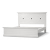 SAHARA QUEEN 4 PIECE TALLBOY BEDROOM SUITE - WHITE