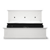 SAHARA KING 4 PIECE TALLBOY BEDROOM SUITE - WHITE