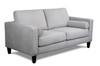 EDEN 2 SEATER SOFA WITH BOLSTERS - 1780(W) x 880(D) - NOUGET