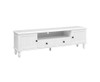 ALEXIS 2 DRAWER/ 2 DOOR TV ENTERTAINMENT UNIT - 480(H) x 1600(W) - WHITE