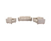 NAILAH 3 + 2 SEATER FABRIC  SOFA  LOUNGE SET - BEIGE