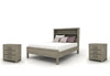 KENDALL (AUSSIE MADE) DOUBLE OR QUEEN 3 PIECE (BEDSIDE) BEDROOM SUITE (BOOKCASE BED) - ASSORTED COLOURS