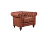 SHILOAH 3 + 2 S+ 1 SEATER PU LEATHER  SOFA  LOUNGE SET - BROWN