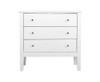 ARABELLA 3 DRAWER LOWBOY - WHITE