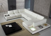 ALAINA CHAISE LOUNGE( MODEL-S306) IN TOP GRAIN LEATHER + PVC - ASSORTED COLOURS