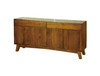 EUREKA 4 DOOR BUFFET (MODEL-16-9-14-14-1-3-12-5 ) - 900(H) X 1800(W) - HAZELNUT