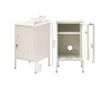 JENSON MINI METAL STORAGE LOCKER - WHITE