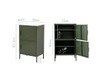 JENSON MINI METAL DOUBLE STORAGE LOCKER - GREEN