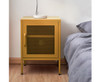 FARREL MINI MESH DOOR STORAGE CABINET - YELLOW