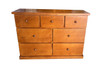 URBAN(AUSSIE MADE) FLAT TOP 7 DRAWERS TOP SPLIT LOWBOY CHEST - 1000(H) x 1400(W) - ASSORTED COLOURS