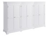 TORRIDGE (AUSSIE MADE) 6 DOOR PANTRY - 1850(H) x 2700(W) x 520(D) - (3 SECTIONS) - ASSORTED STAINED COLOURS