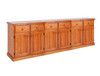 MUDGEE (AUSSIE MADE) THICK TOP BUFFET - 6 DOOR / 6 DRAWER - 900(H) X 2700(W) - ASSORTED COLOURS