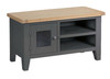 ARBETTA (TT-STV-CH) STANDARD TV UNIT WITH 1 DOOR  - 550(H) x 1000(W) x 400(D) - CHARCOAL / OAK