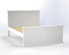 DOUBLE OR QUEEN HAMPTON (CUSTOM MADE) 6 PIECE (THE LOT) BEDROOM SUITE - ASSORTED COLOURS
