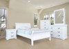 KING SANTON 6 PIECE (THE LOT) BEDROOM SUITE - ASSORTED COLOURS