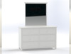 DOUBLE OR QUEEN SHERBROOKE (CUSTOM MADE) 5 PIECE (DRESSER) BEDROOM SUITE - ASSORTED COLOURS