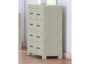 JUDDS (CUSTOM MADE) 5 DRAWER TALLBOY - 1050(H) x 1000(W) x 450(D) - ASSORTED COLOURS