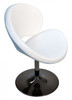 C OCCASSIONAL CHAIR - BLACK OR WHITE