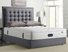 KING SINGLE ANAHEIM LEATHERETTE / LINEN / VELVET BED  - ASSORTED COLORS AVAILABLE 