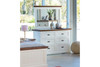 HAMPTONS (CUSTOM MADE) 6 DRAWER DRESSING TABLE WITH MIRROR - 1800(H) x 1200(W) x 450(D)  - ASSORTED COLOURS