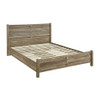 QUEEN VAUGHAN PANEL BED - OAK