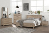 VAUGHAN KING 3 PIECE (BEDSIDE) BEDROOM SUITE - OAK