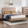 SENEGAL KING 5 PIECE (DRESSER) BEDROOM SUITE - LIGHT OAK