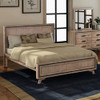 KING RITTENHOUSE BED FRAME - SILVER BRUSHED