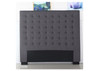 MORGANA KING  FABRIC HEADBOARD - CHARCOAL