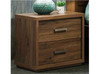 CHANIA DOUBLE OR QUEEN 3 PIECE (BEDSIDE) WITH 3 DRAWER OR SIDE GAS LIFT OR FRONT GAS LIFT BEDROOM SUITE- RUSTIC WALNUT