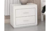 NARRABEEN (AUSSIE MADE) 2 DRAWER BEDSIDE TABLE - 520(H) x 550(W) - ASSORTED COLOURS