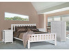 QUEEN CRONULLA (AUSSIE MADE) BED WITH MATCHING FOOT - TASSIE OAK COMBINATION - ASSORTED COLOURS