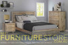 KING CARNIVAL (AUSSIE MADE) TIMBER BED FRAME - TASSIE OAK COMBINATION - ASSORTED COLOURS