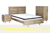 CARNIVAL (AUSSIE MADE)  KING 4 PIECE (TALLBOY) BEDROOM SUITE - TASSIE OAK COMBINATION - ASSORTED COLOURS