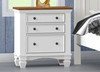 PLANTATION (CUSTOM MADE) 3 DRAWER BEDSIDE TABLE - 685(H) x 635(W) x 400(D) - ASSORTED COLOURS