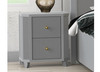 RITZ (CUSTOM MADE) 2 DRAWER BEDSIDE TABLE - ASSORTED COLOURS