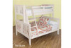  VERONA SINGLE OVER DOUBLE TRIO BUNK BED WITH MATCHING TRUNDLE - VANILLA