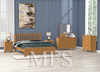 KING CRONULLA (AUSSIE MADE) 6 PIECE (THE LOT) LOW FOOT BEDROOM SUITE - TASSIE OAK COMBINATION - ASSORTED COLOURS