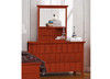 MANILLA (AUSSIE MADE) 7 DRAWER DRESSING TABLE WITH MIRROR - TASSIE OAK COMBINATION - ASSORTED COLOURS
