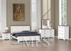 KING LIBBY (AUSSIE MADE) 5 PIECE (DRESSER) BEDROOM SUITE - ASSORTED COLOURS