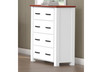 LIBBY (AUSSIE MADE) 4 DRAWER TALLBOY - ASSORTED STAINED COLOURS