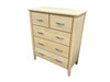 SOHO 6 DRAWER (2 OVER 4) TALLBOY - NATURAL - 1 ONLY ONLINE SPECIAL - FLOOR MODEL - READY TO GO