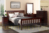 QUEEN CRONULLA (CRQB) BED WITH MATCHING FOOT - CLEAR LACQUER - 1 ONLY ONLINE SPECIAL - READY TO GO